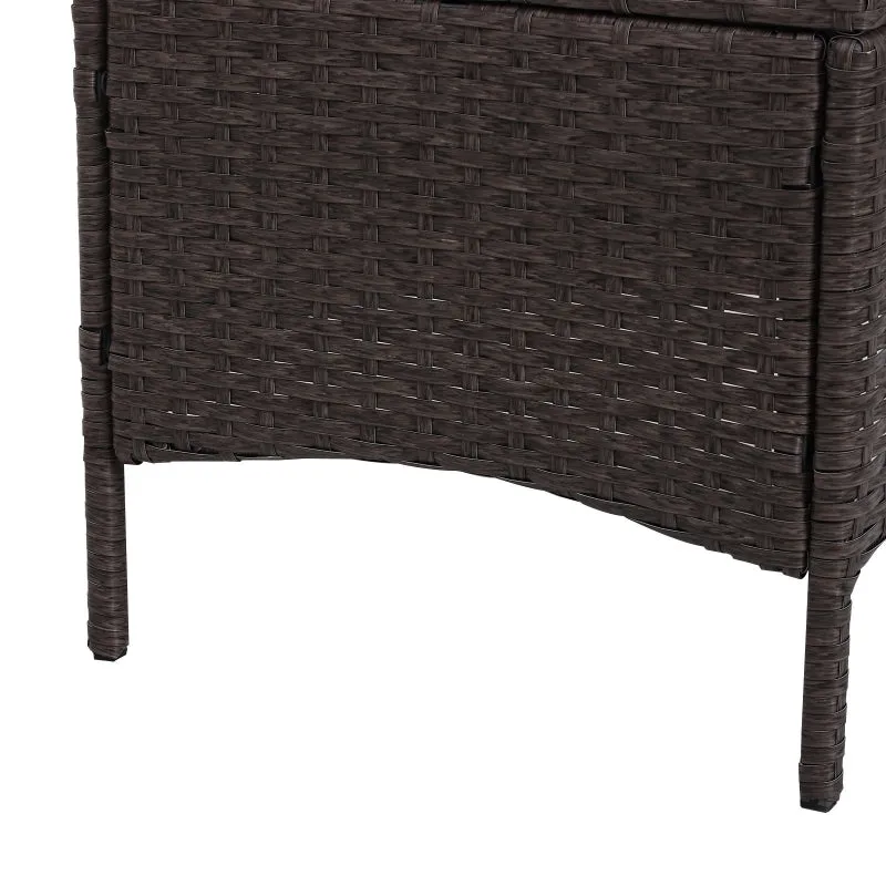 5pc Patio Rattan Furniture Set - Blue