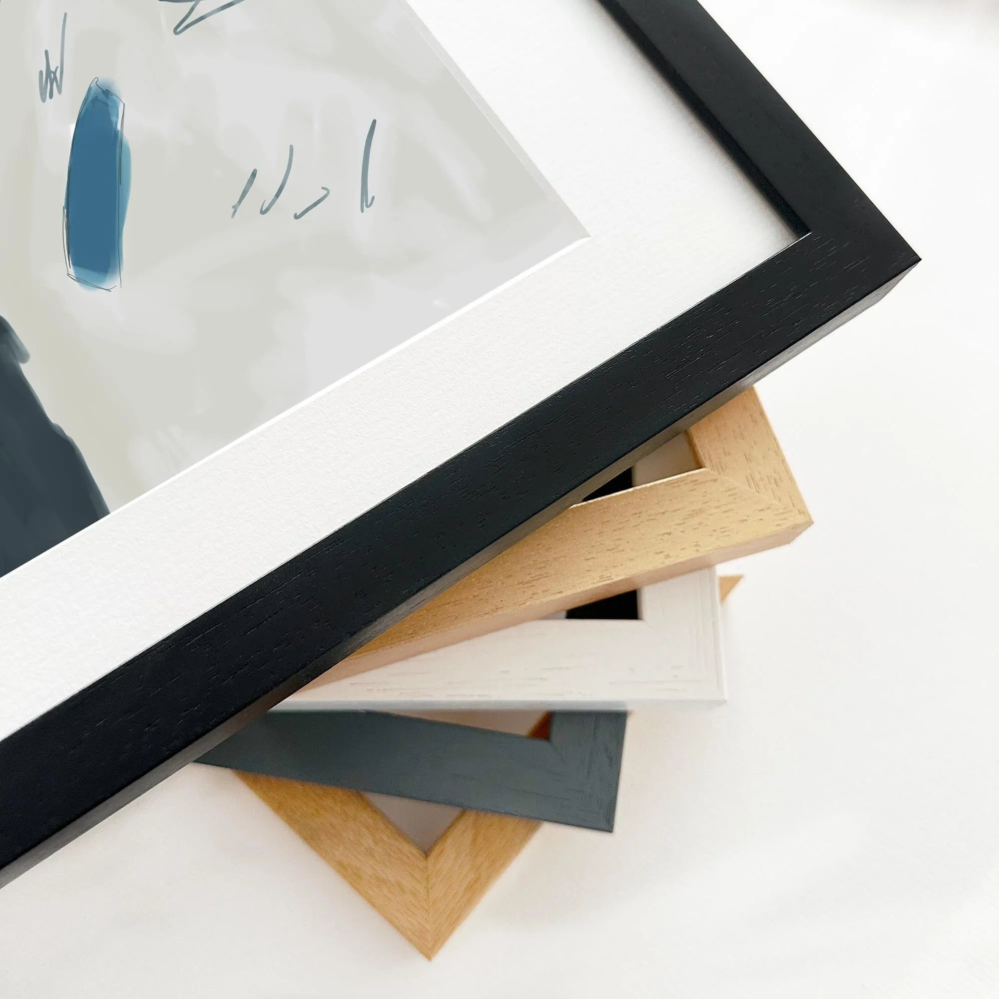 Abstract Illustration Framed Art