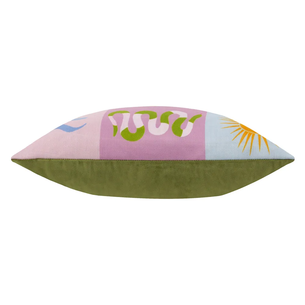 Alchemy Abstract Cushion Multicolour