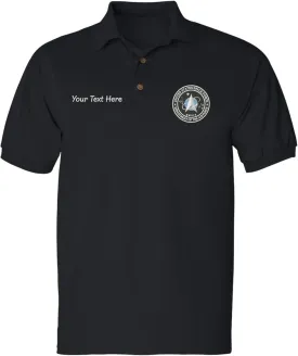 ALLNTRENDS Men's Polo T Shirt United States Space Force Embroidered USA Shirt