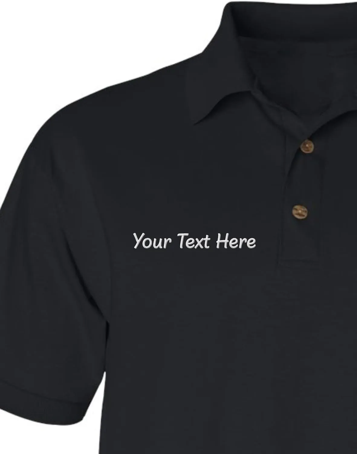 ALLNTRENDS Men's Polo T Shirt United States Space Force Embroidered USA Shirt