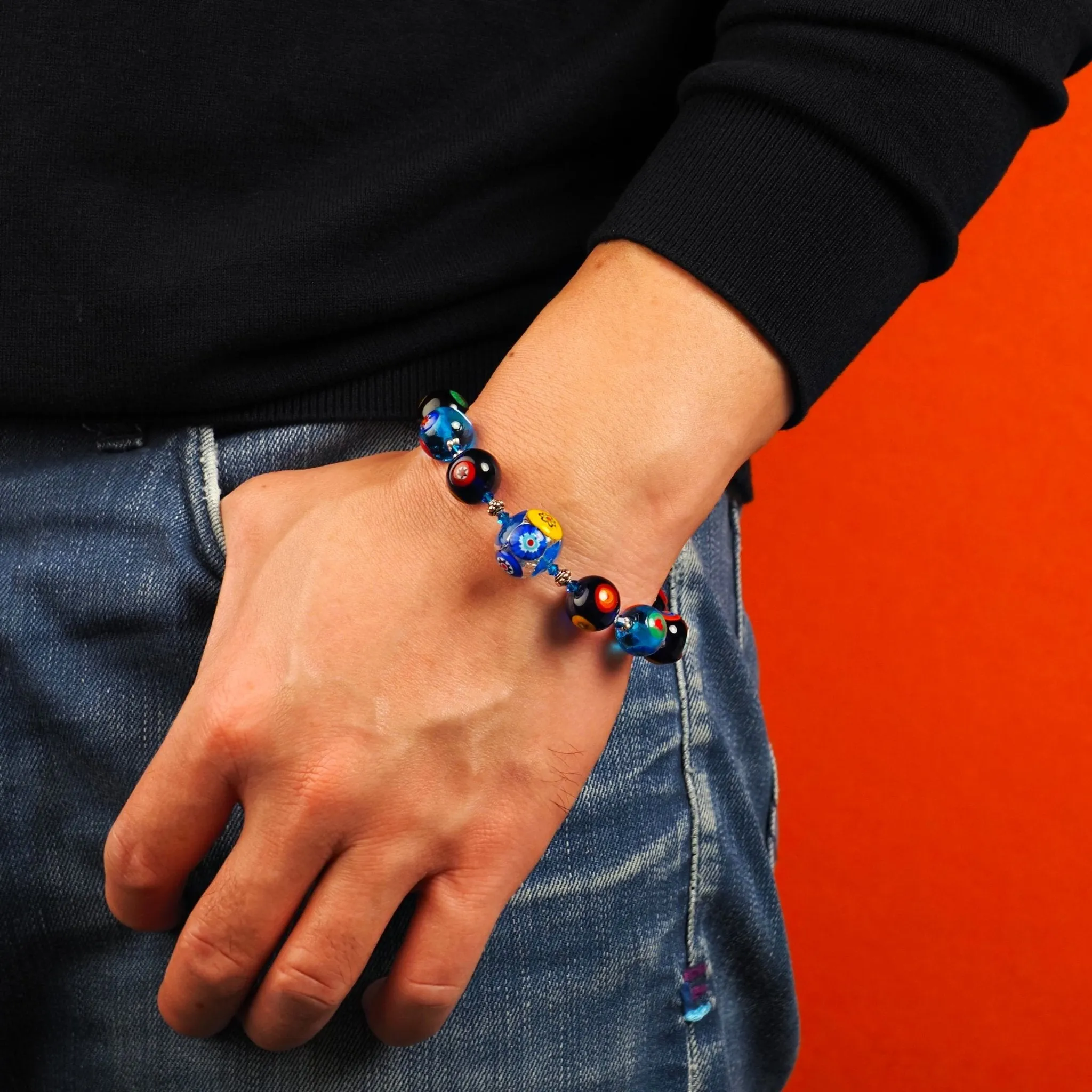 Artylish x Silver Aqua Bracelet