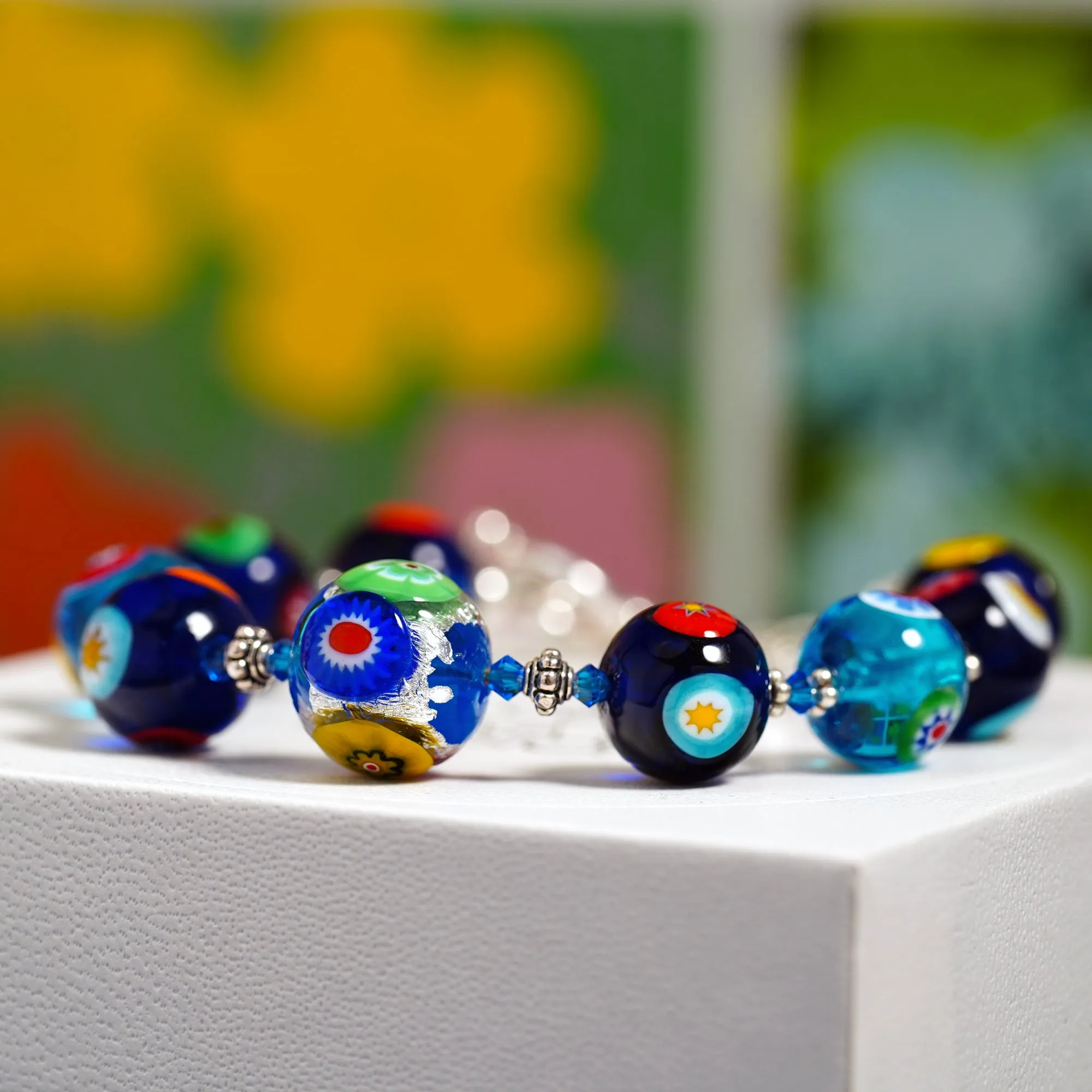 Artylish x Silver Aqua Bracelet