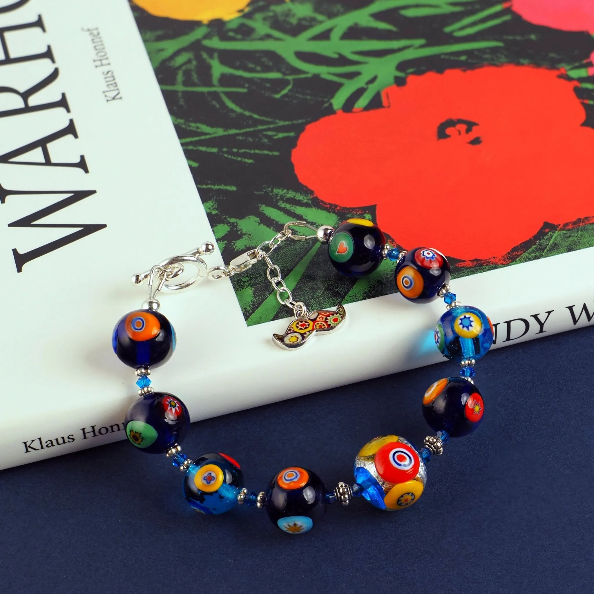 Artylish x Silver Aqua Bracelet