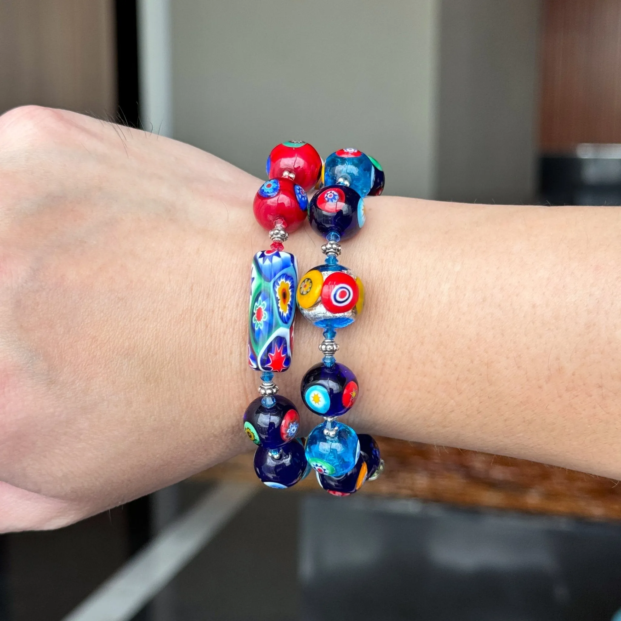 Artylish x Silver Aqua Bracelet