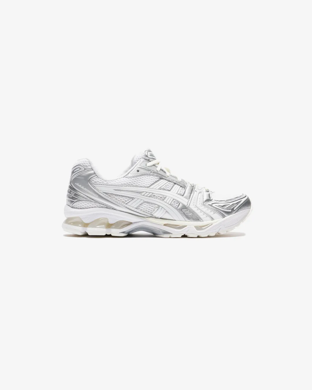 ASICS Gel-Kayano 14 x JJJJound White Silver Sneakers