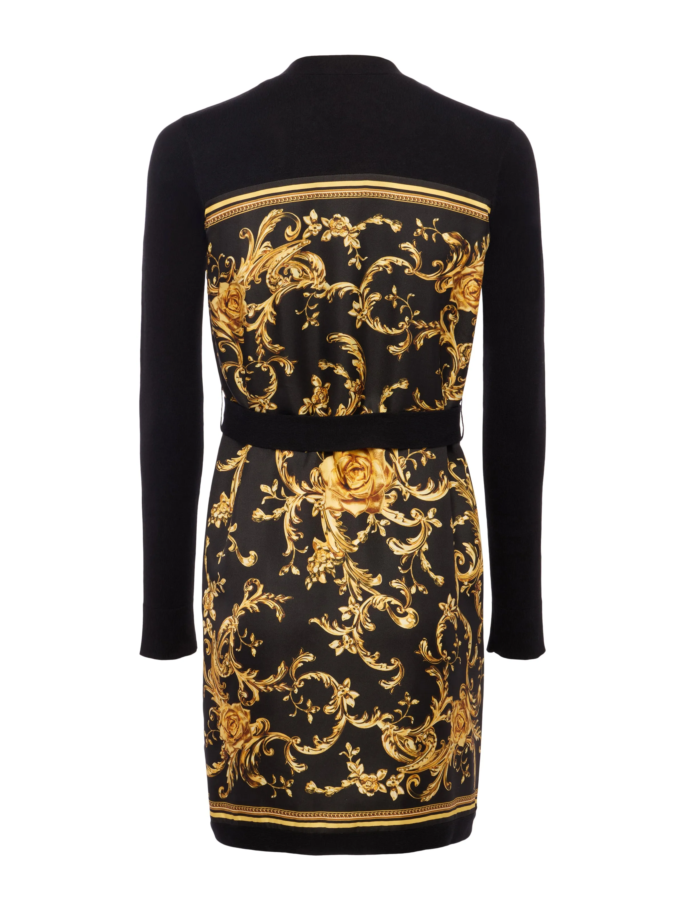 Beverly Silk Panel Cardigan