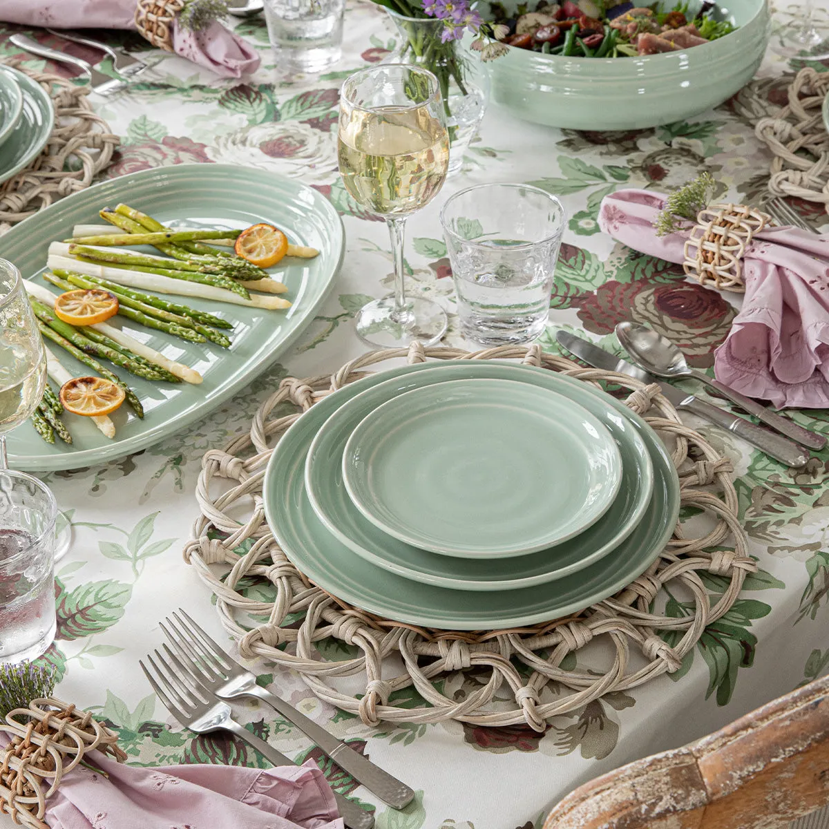Bilbao 5pc Place Setting - Sage