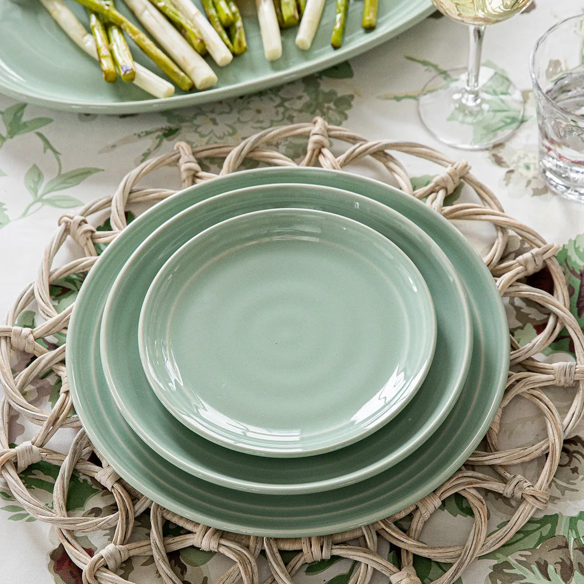 Bilbao 5pc Place Setting - Sage