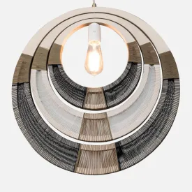 Black White Round Light Fixture