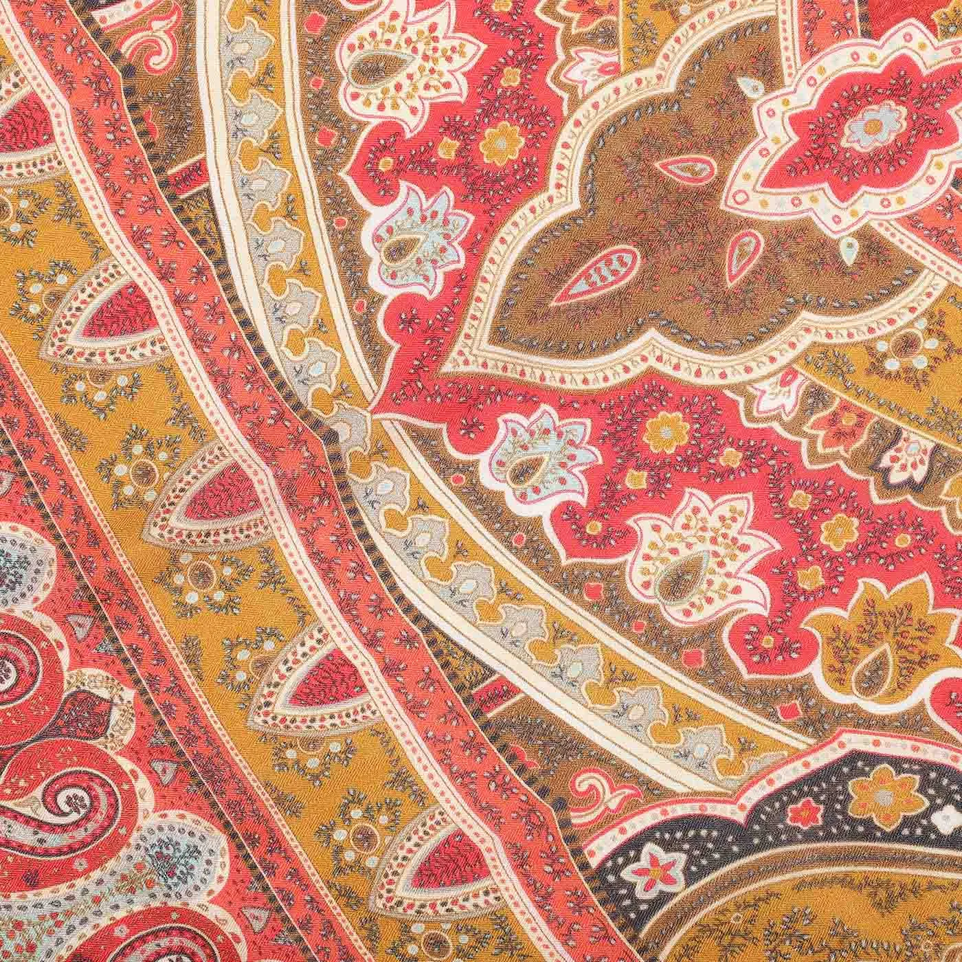 Cosmin Paisley Printed Woolen Stole