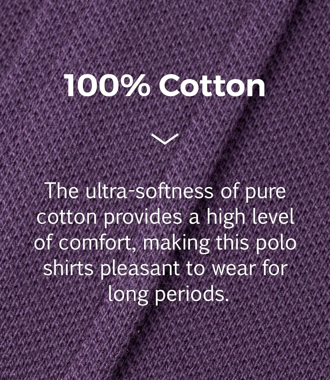 Cotton Pique Polo Shirts for Men Long Sleeve Casual Comfort Moisture Wicking Regular Fit