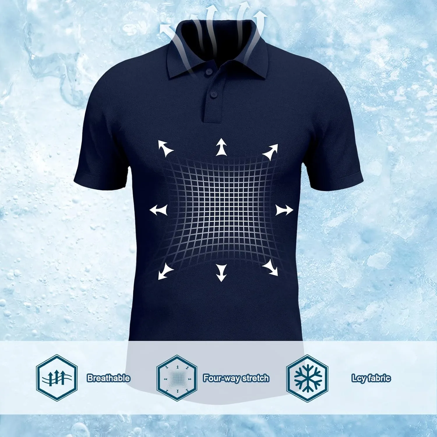 Custom T Shirt Polo for Men Design Your Own Personalized Customized Golf Tee Embroidered Text Photo Logo