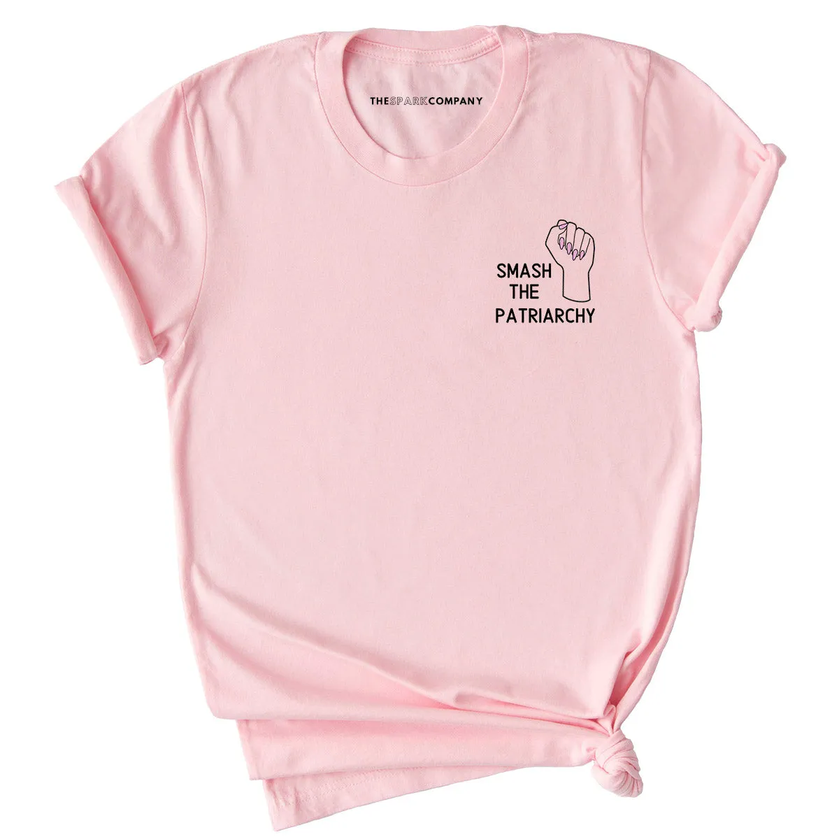 Embroidered Smash The Patriarchy Feminist T-Shirt