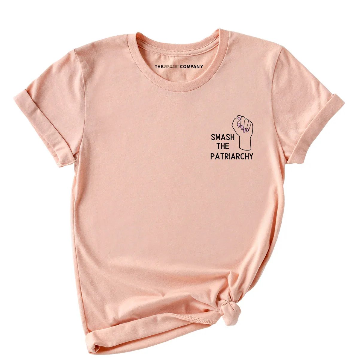 Embroidered Smash The Patriarchy Feminist T-Shirt