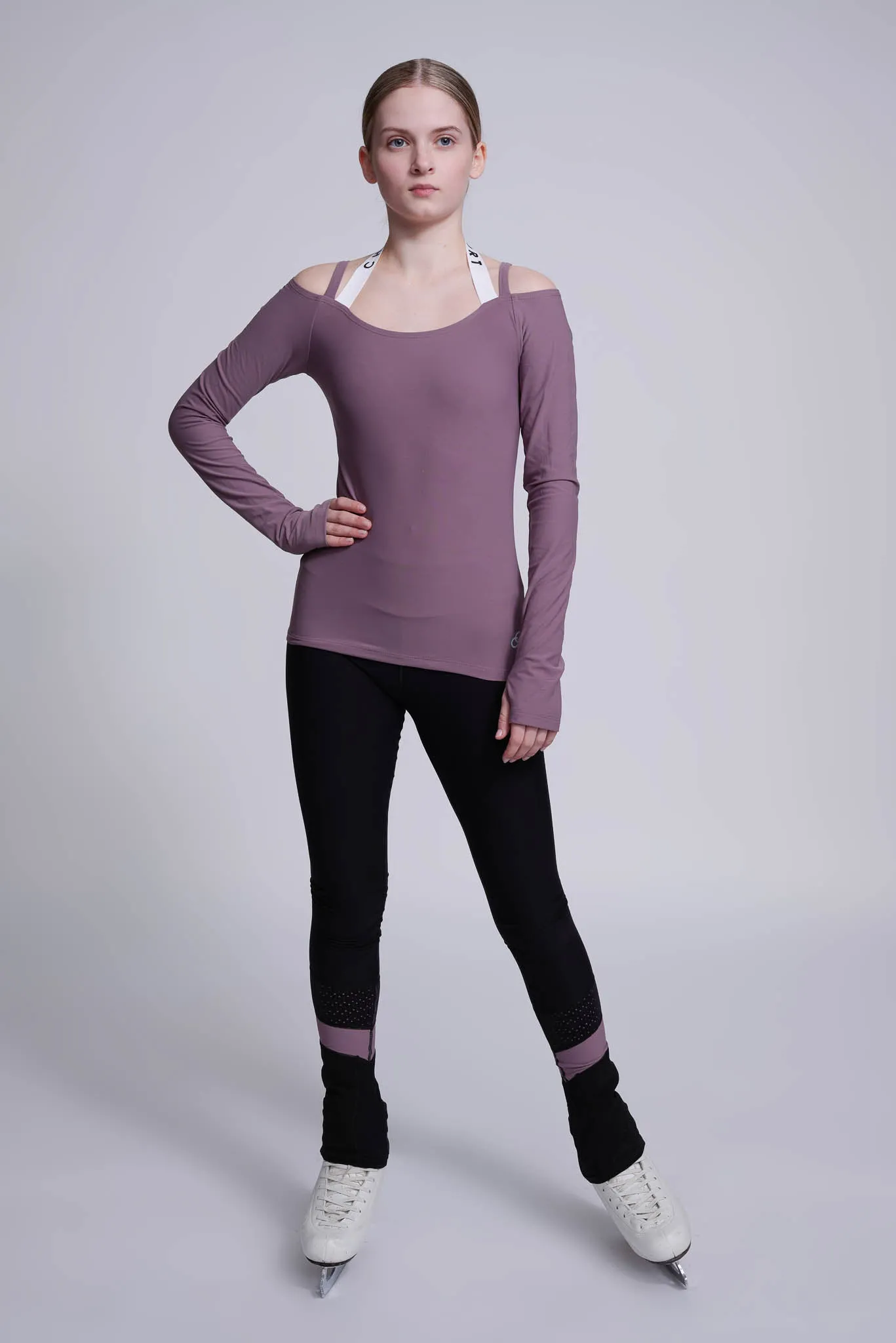 Fearless Long-Sleeve Top in Mink