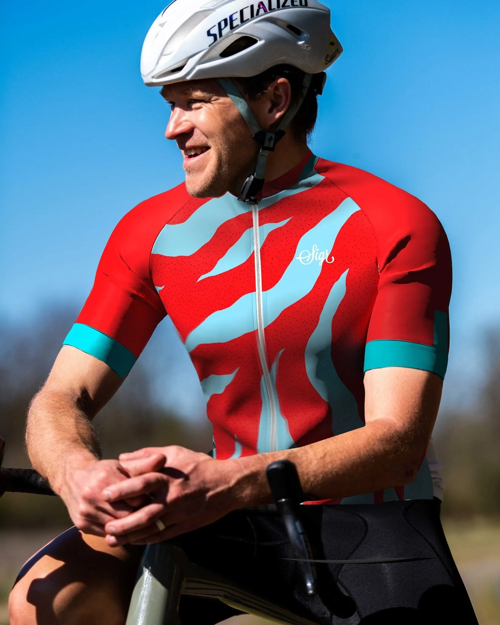 Fjällbäck Red - Cycling Jersey for Men