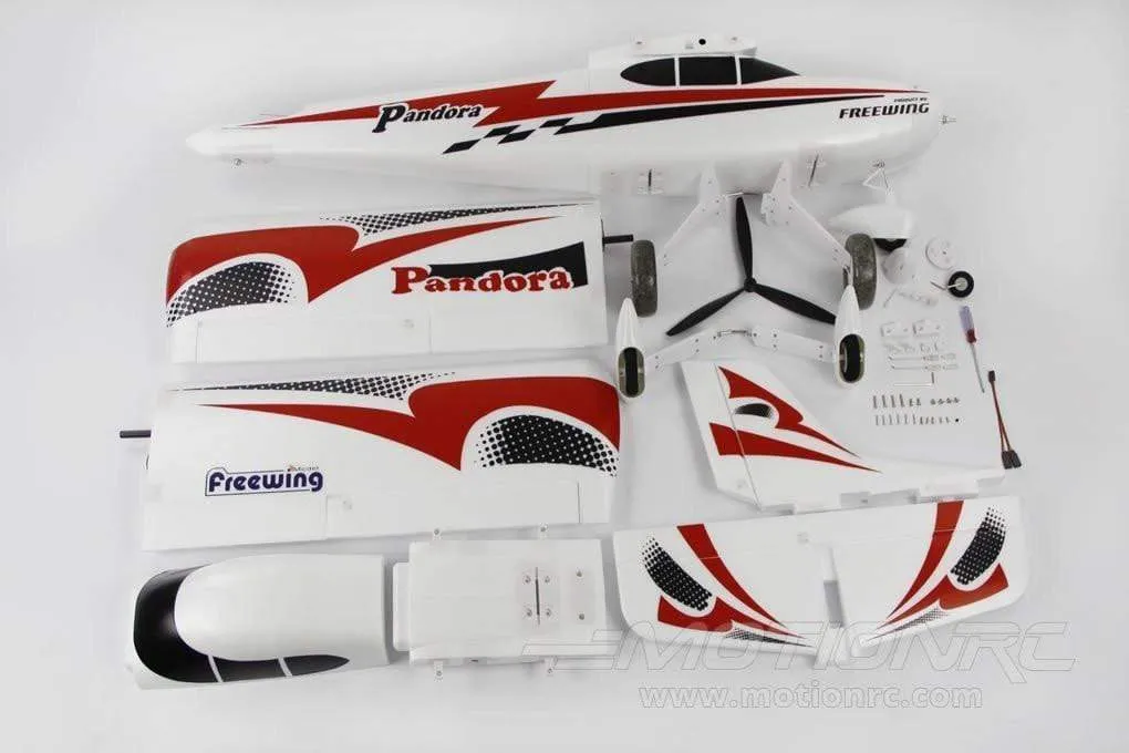 Freewing Pandora 4-in-1 Red 1400mm (55") Wingspan - PNP