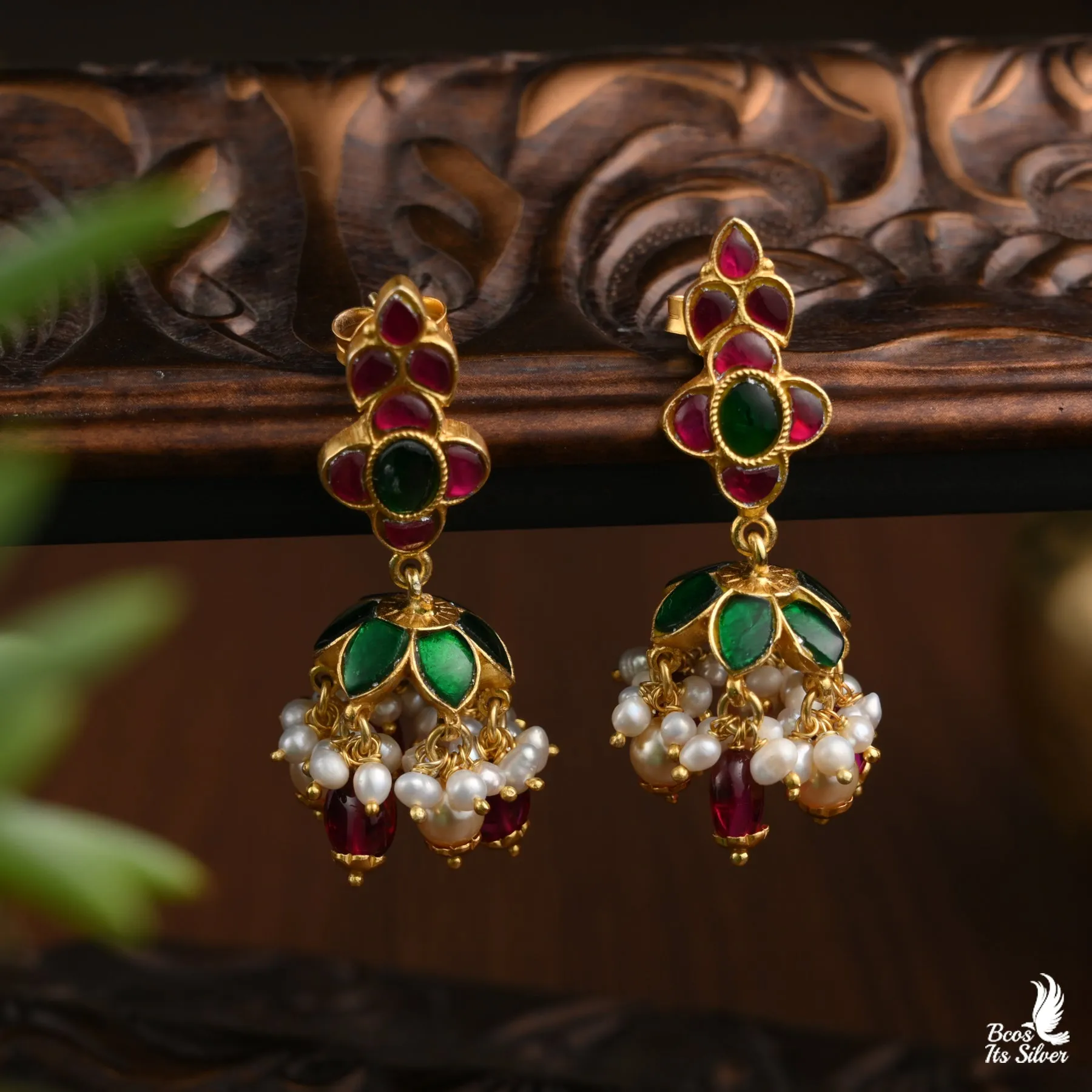 Gold Plated Jhumka - 3891