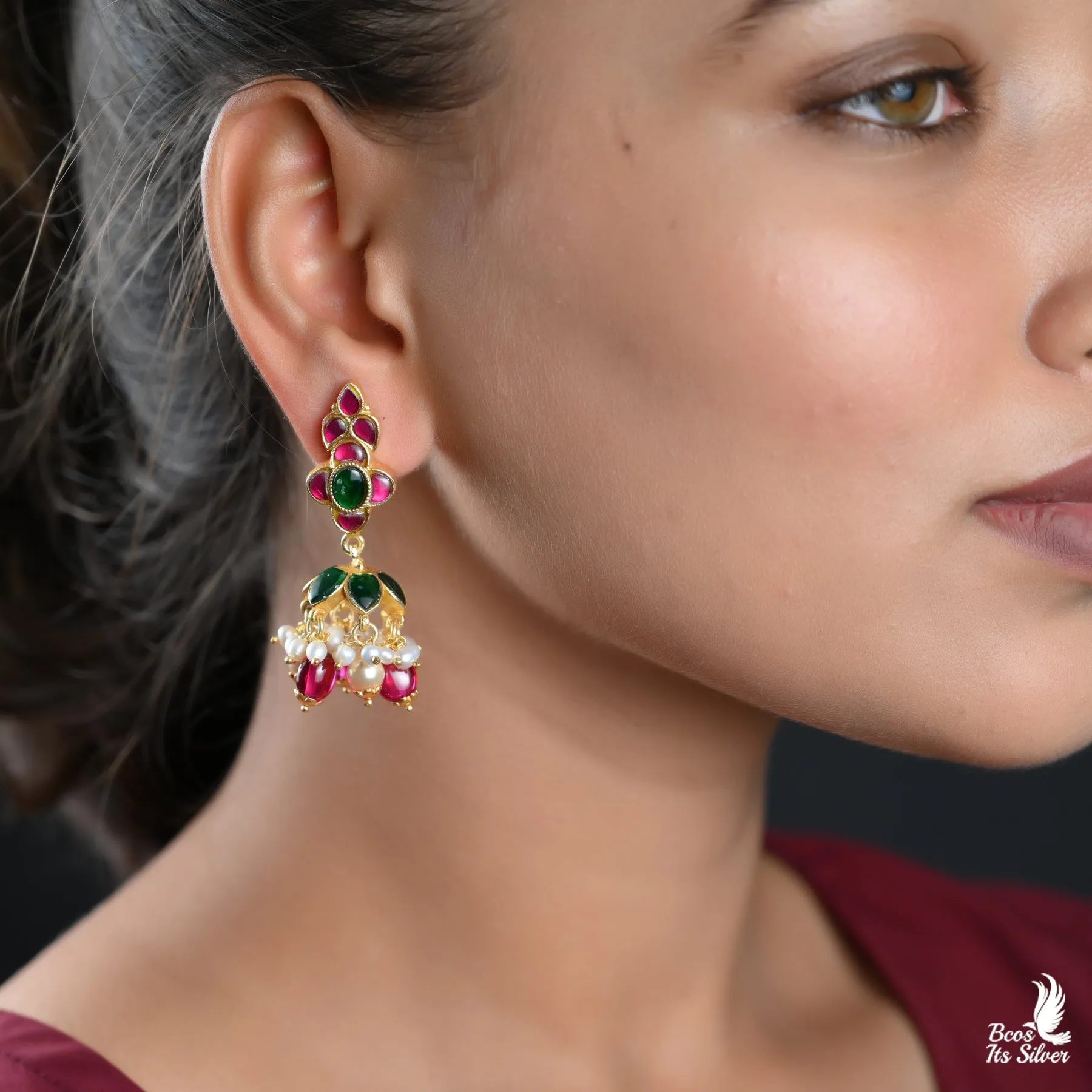 Gold Plated Jhumka - 3891