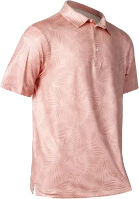 Golf Shirts for Men Dry Fit Performance Short Sleeve Print Moisture Wicking Polo Shirt
