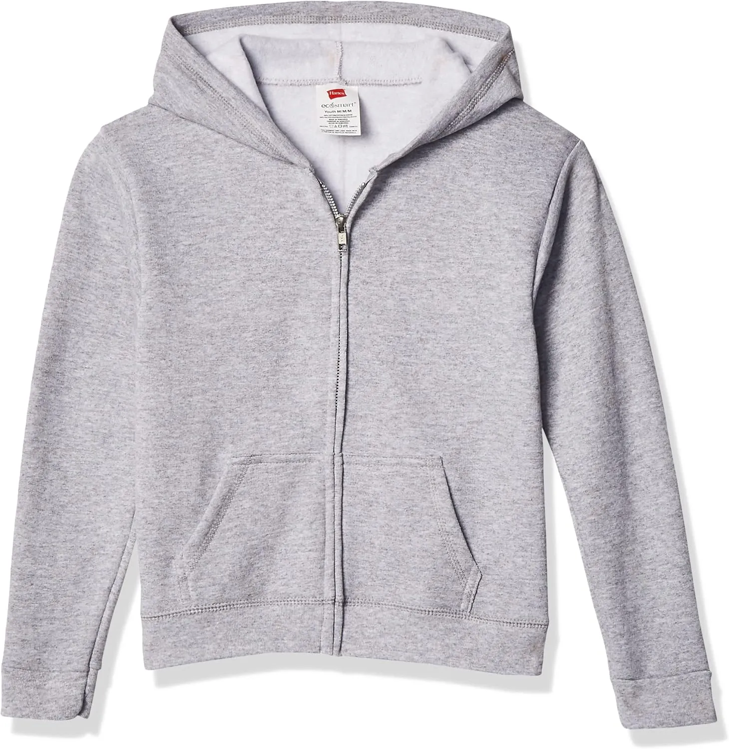 Hanes Girls' Comfortsoft Ecosmart Full-Zip Hoodie