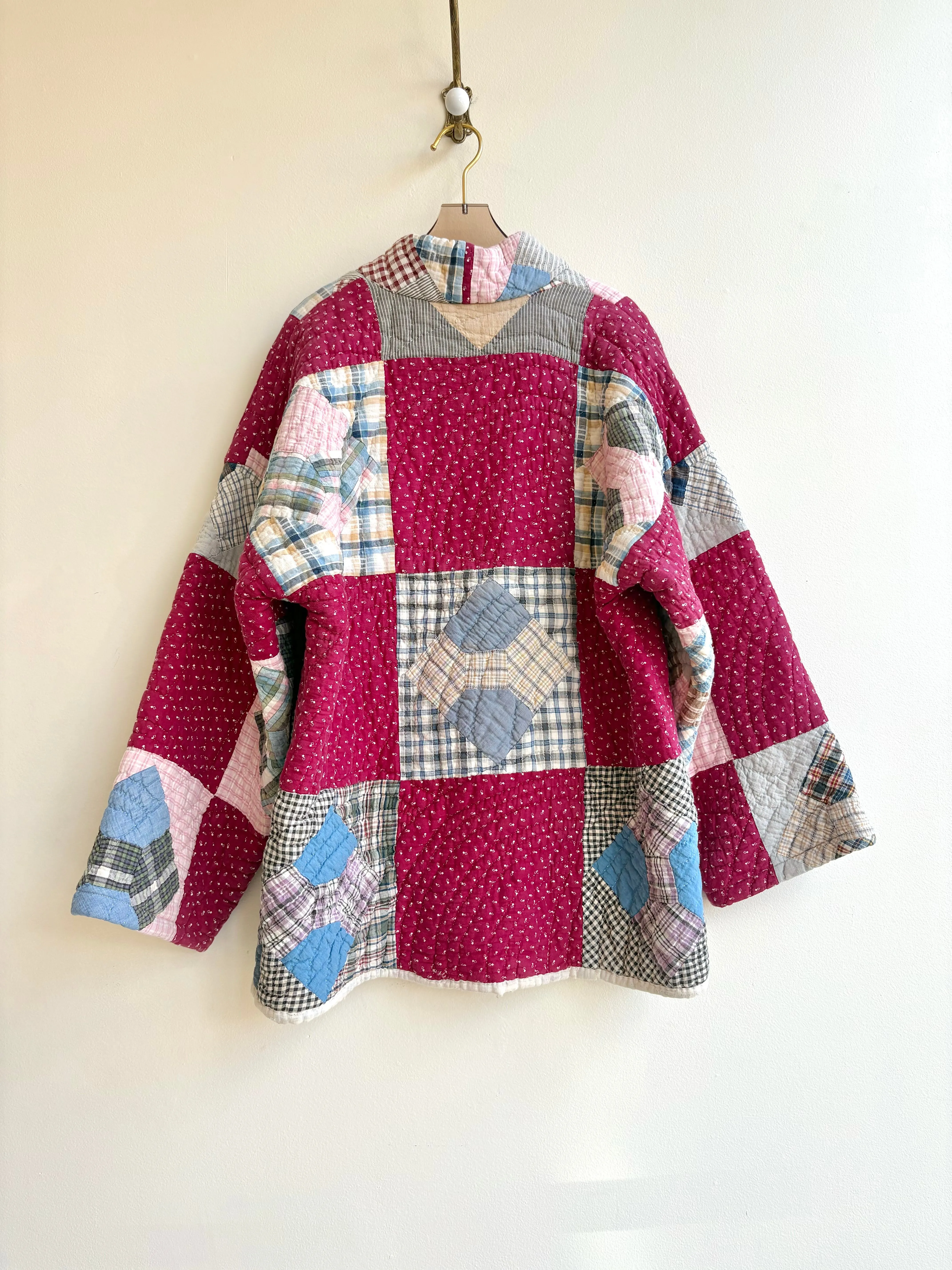 Heirloom Quilt Coat (Red Multi Color)
