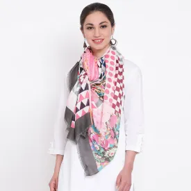 Majjusa Printed Silk Stole