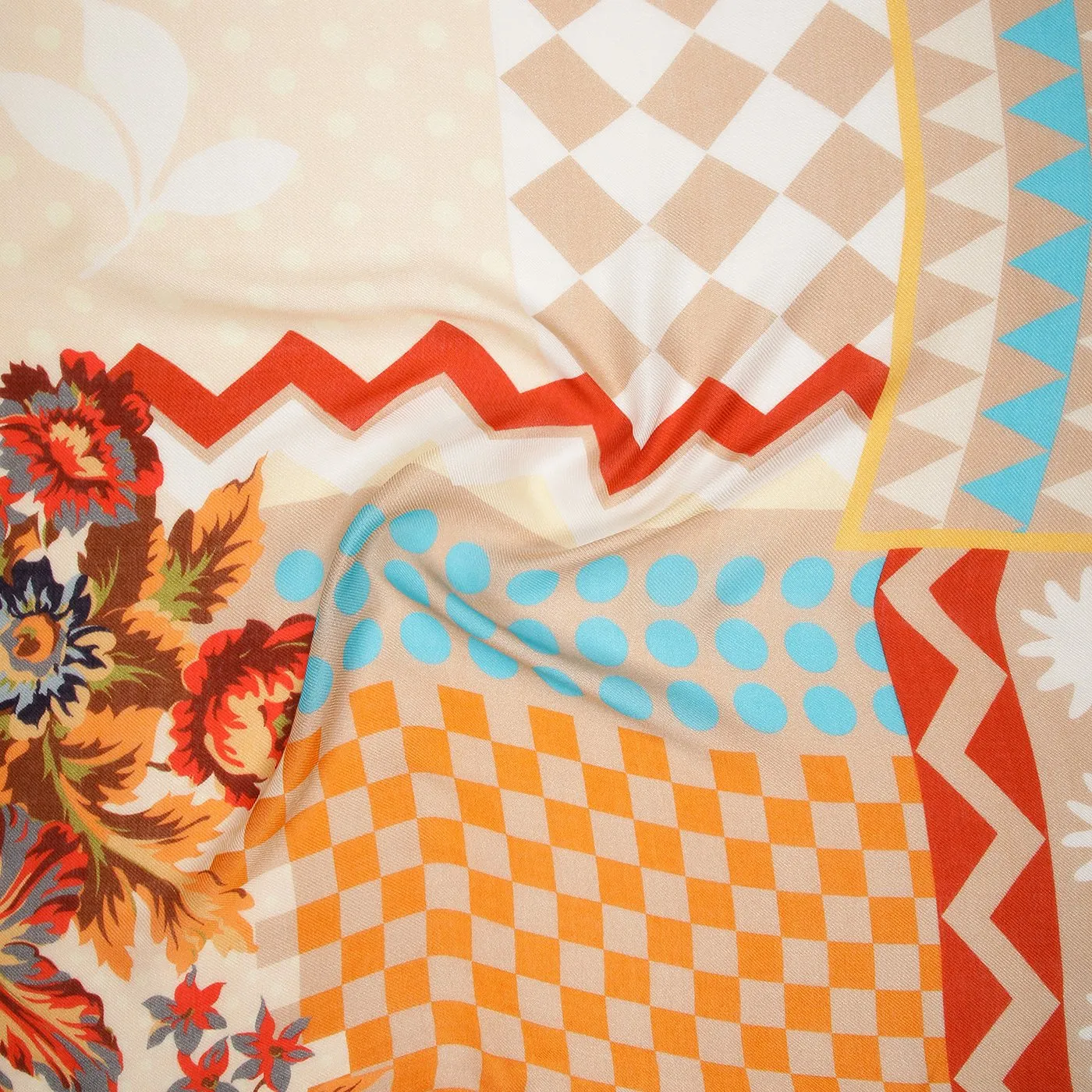 Majjusa Printed Silk Stole