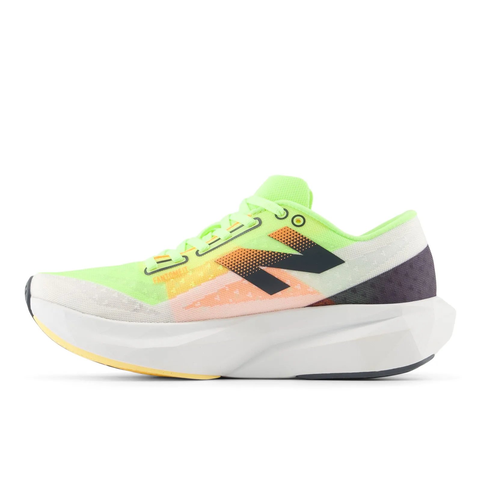 MEN'S FUELCELL REBEL V4 - D - LL4 WHITE/BLEACHED LIME GLO