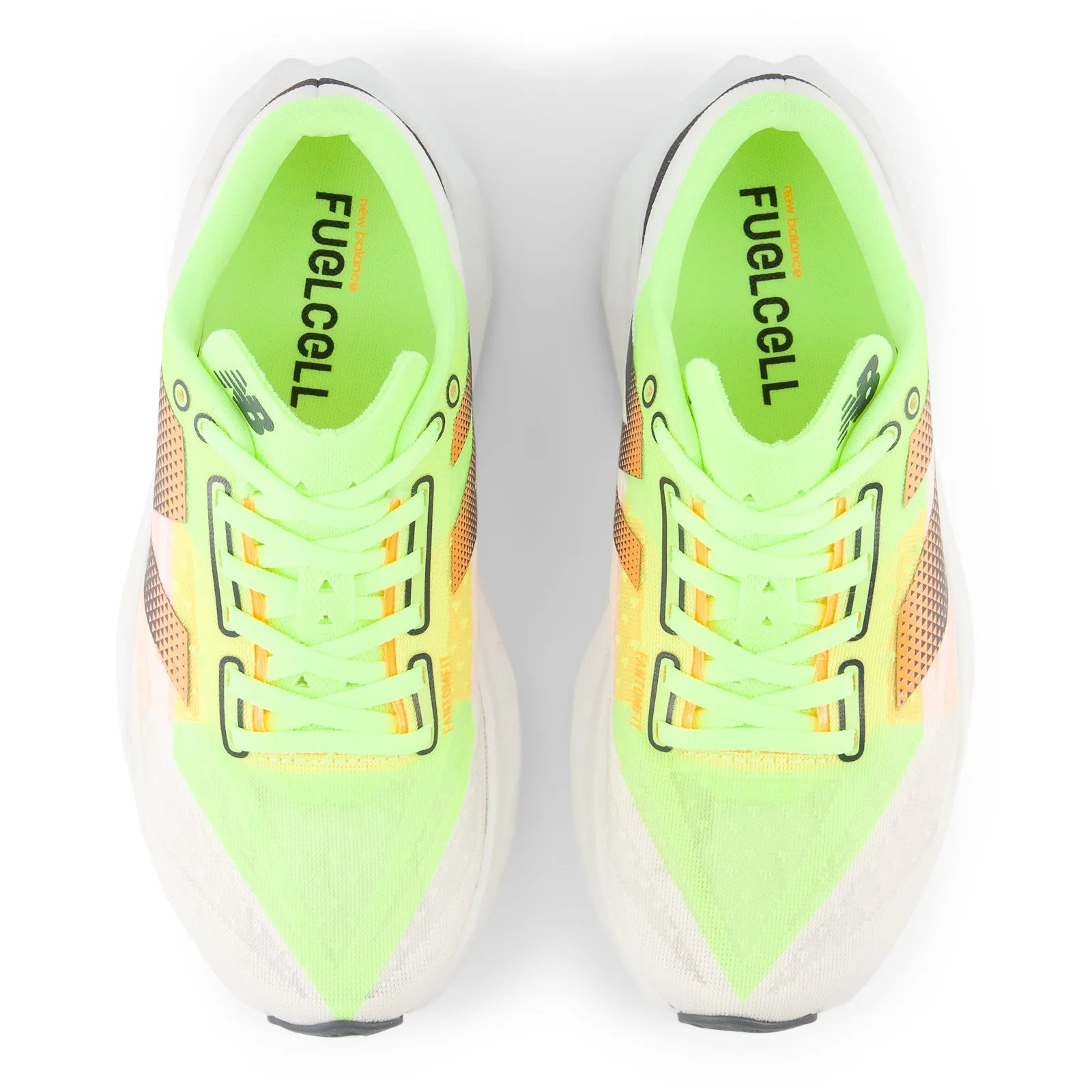 MEN'S FUELCELL REBEL V4 - D - LL4 WHITE/BLEACHED LIME GLO