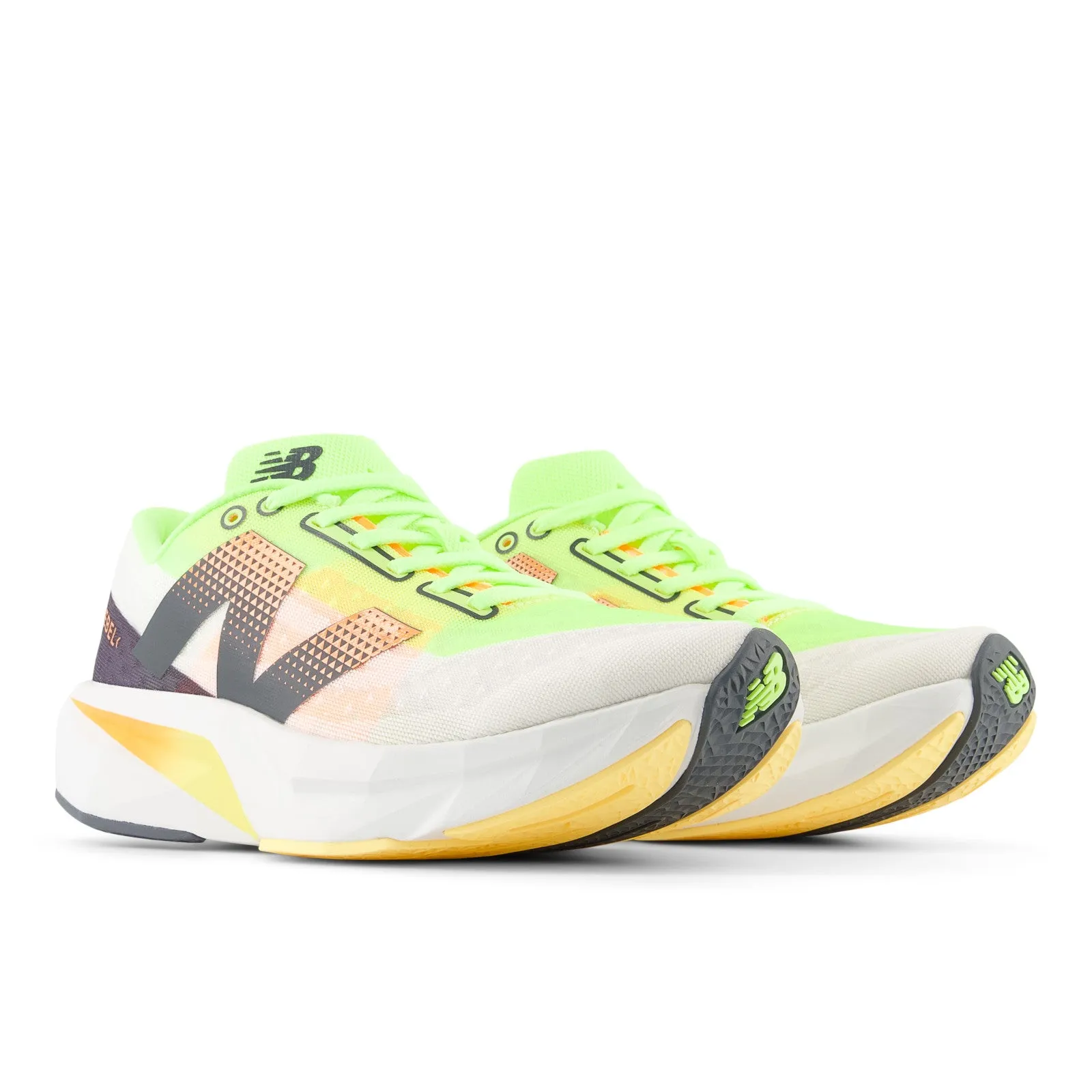 MEN'S FUELCELL REBEL V4 - D - LL4 WHITE/BLEACHED LIME GLO