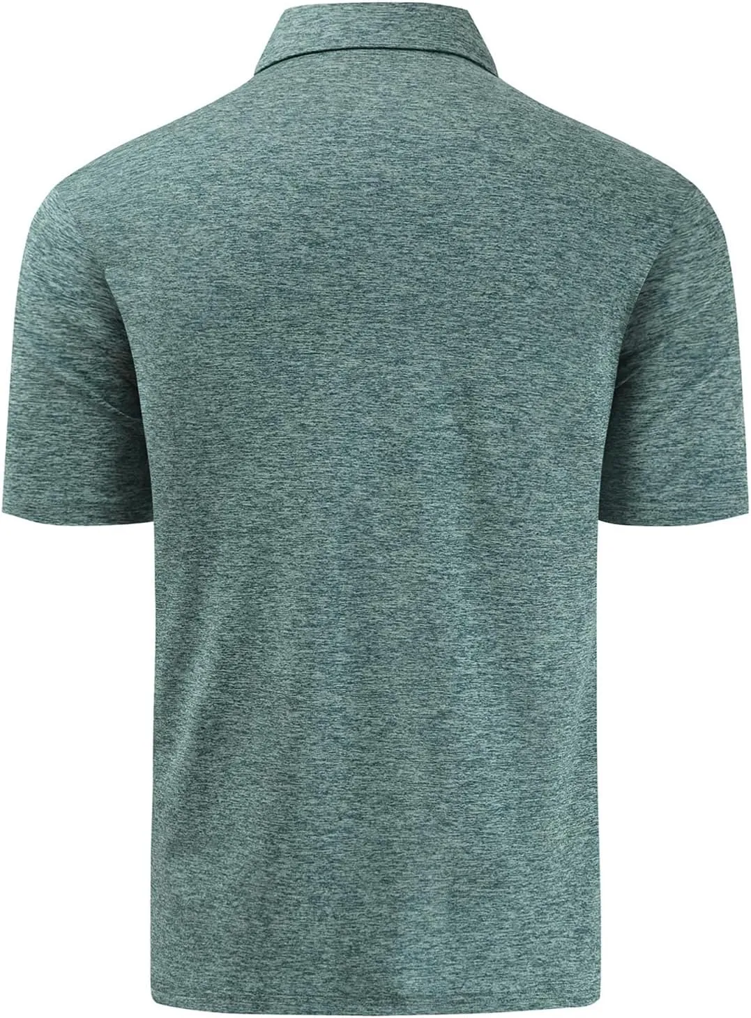 Men's Quick Dry Golf Polo Shirt Moisture Wicking Performance Short Sleeve Athletic Golf Shirts for Men