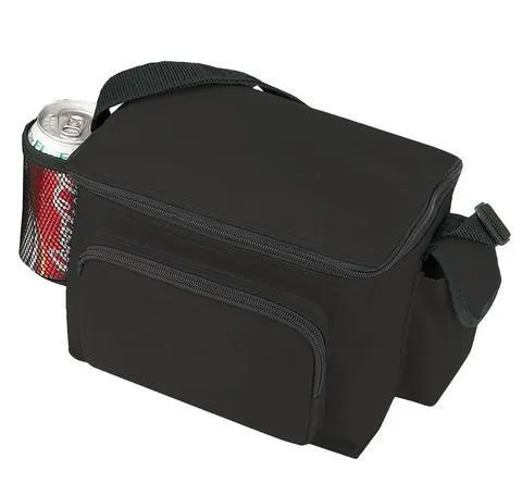 Multi-Pocket Polyester Cooler Lunch Bags