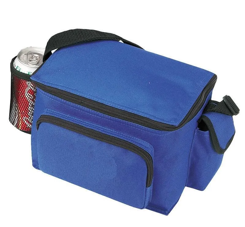 Multi-Pocket Polyester Cooler Lunch Bags
