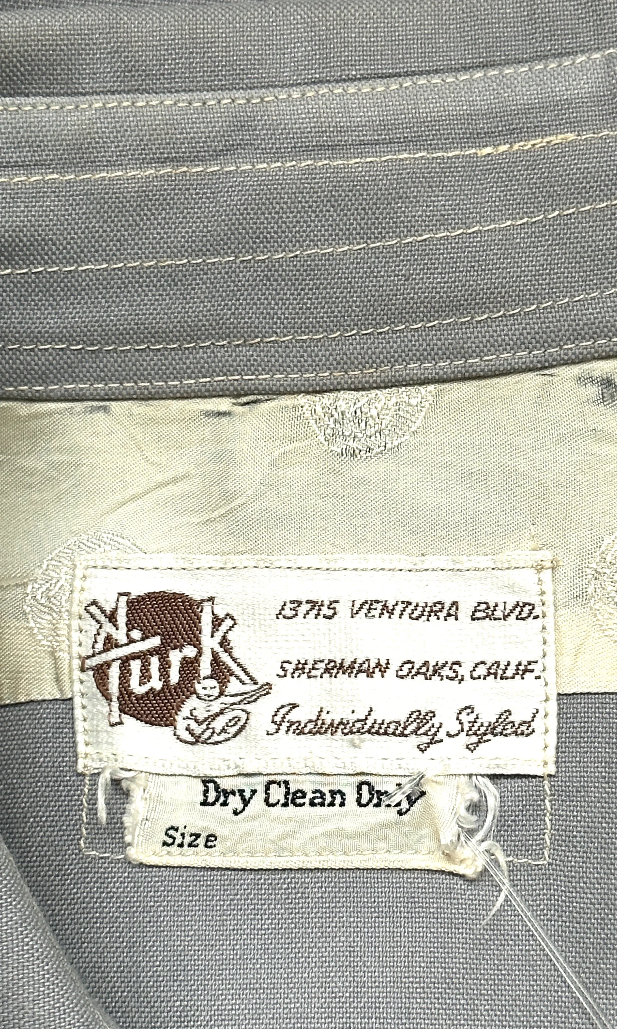 NATHAN TURK 50s Two Tone Western Shirt • Mens Large
