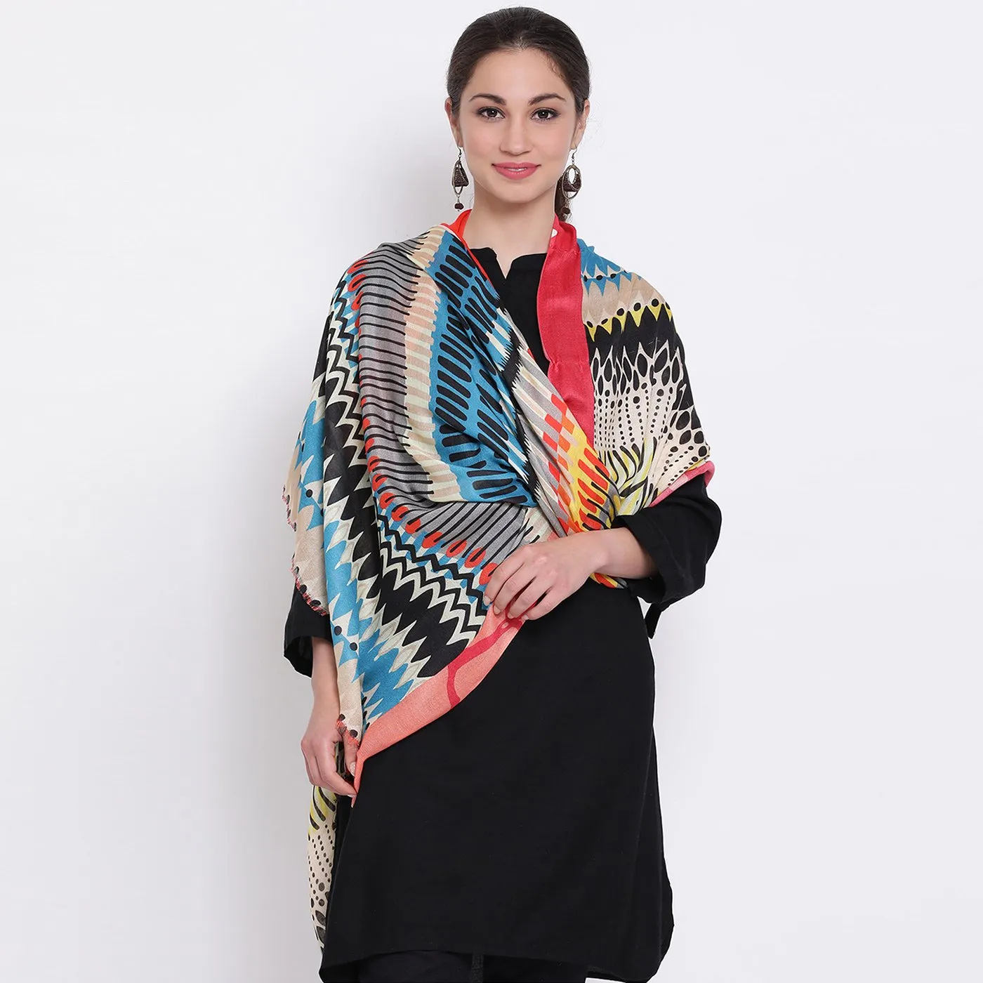 Pankti Modal Silk Printed Stole