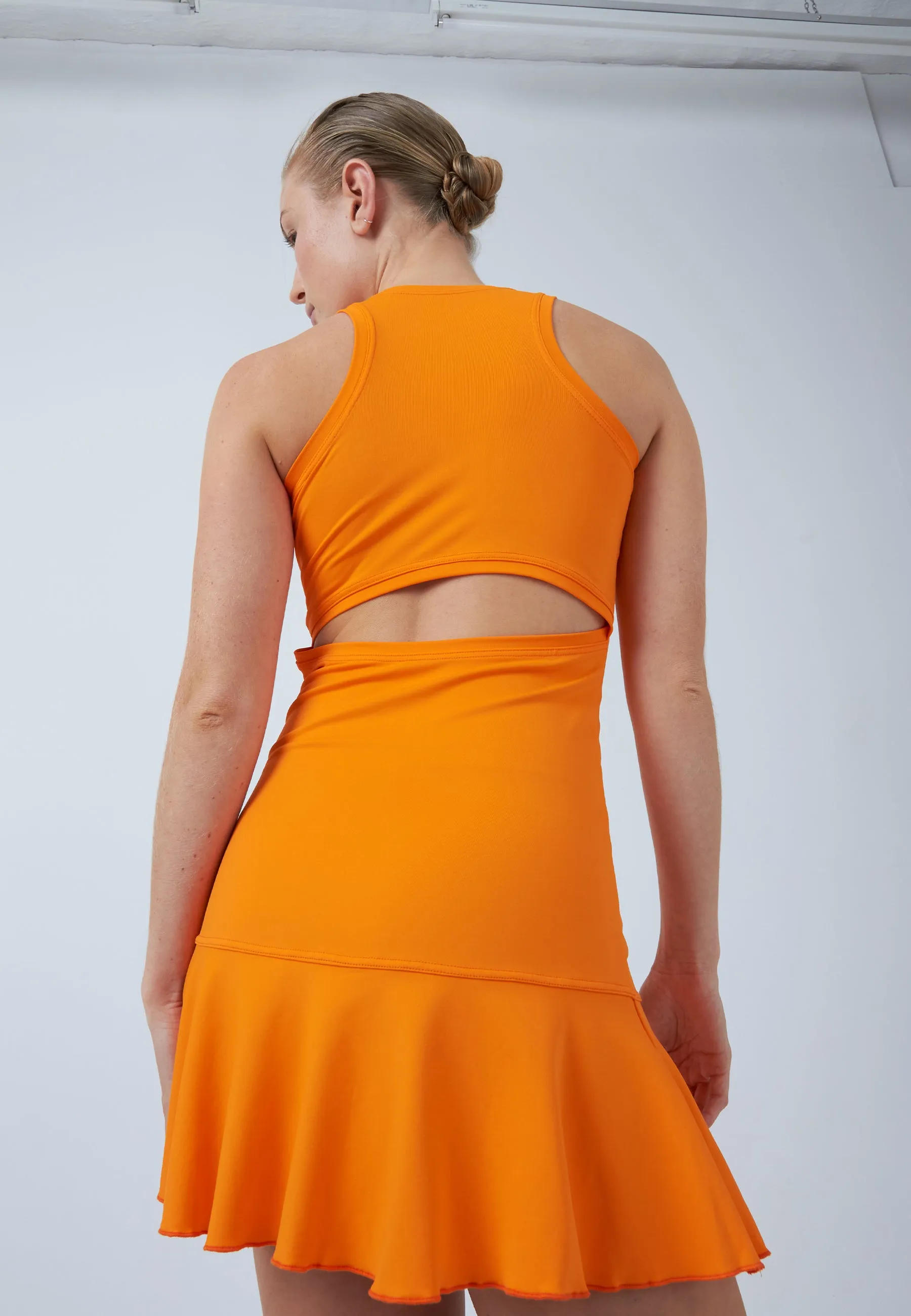 Performance Tennis Dress, orange