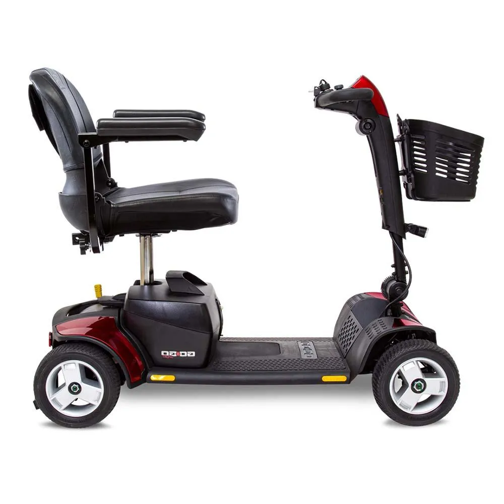 Pride Mobility Go-Go Sport 4-Wheel S74 Mobility Scooter w/ Red & Blue Shrouds