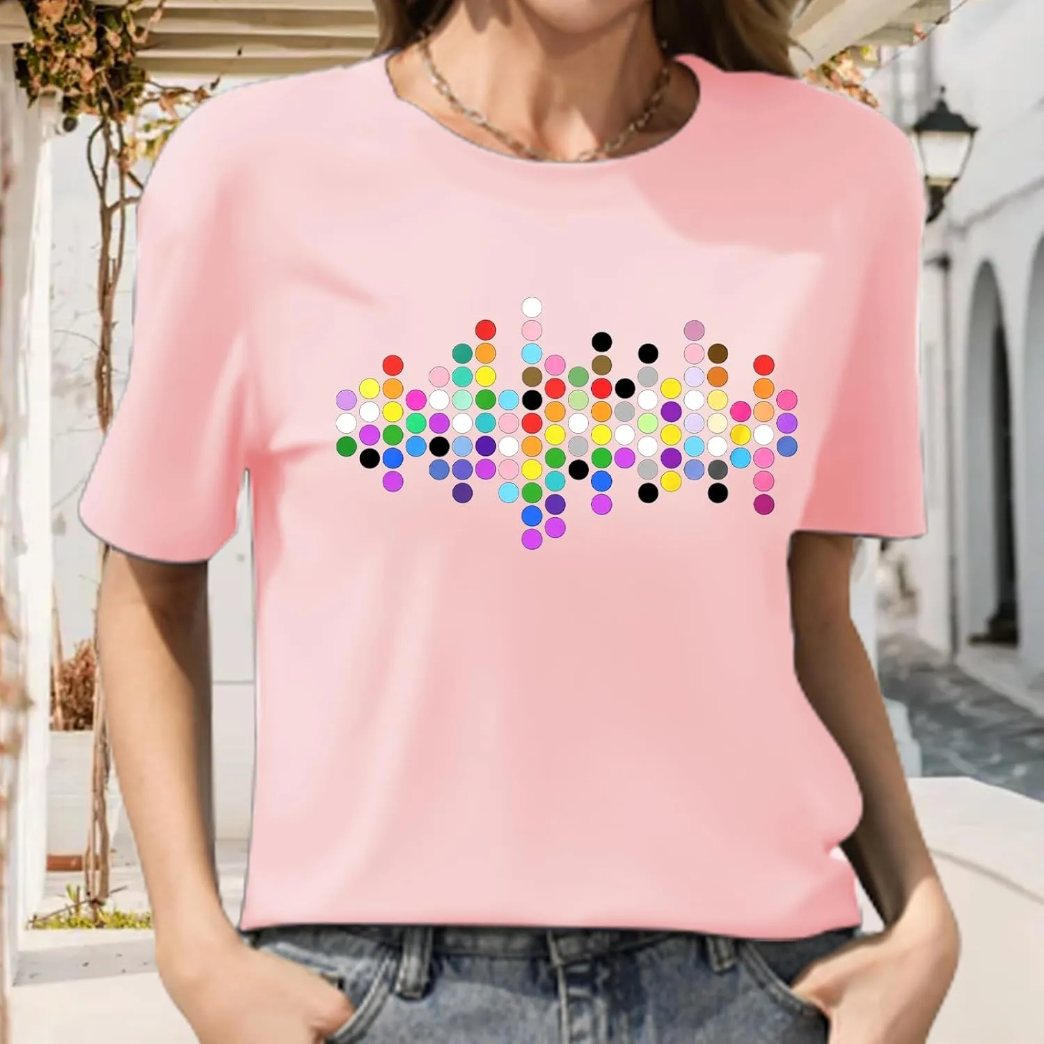 Rainbow Pride Tshirt LGBTQ T-Shirt Embroidered Pride Gay Shirt Trans Ally Shirt Festival Tee Tops