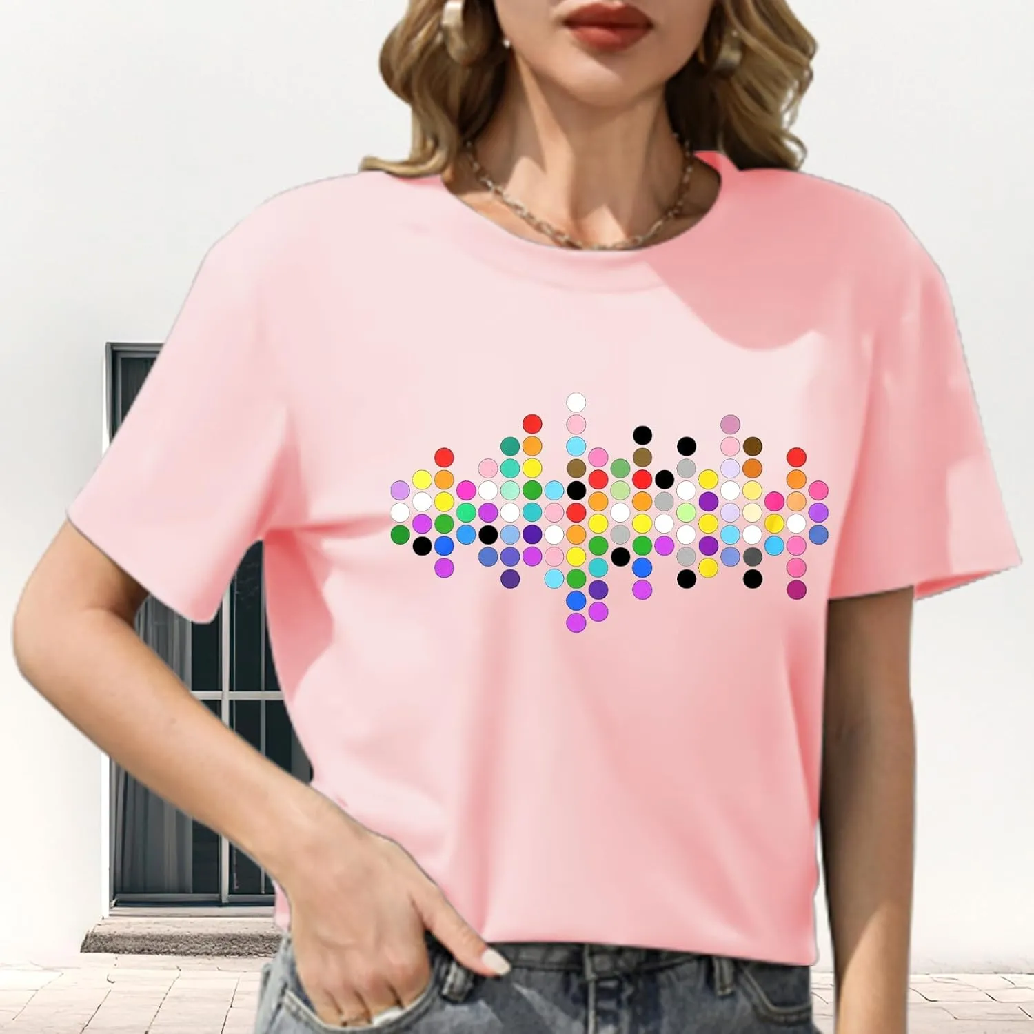 Rainbow Pride Tshirt LGBTQ T-Shirt Embroidered Pride Gay Shirt Trans Ally Shirt Festival Tee Tops