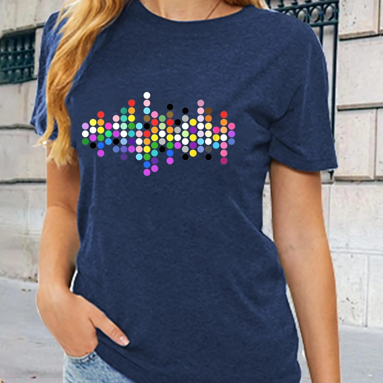 Rainbow Pride Tshirt LGBTQ T-Shirt Embroidered Pride Gay Shirt Trans Ally Shirt Festival Tee Tops