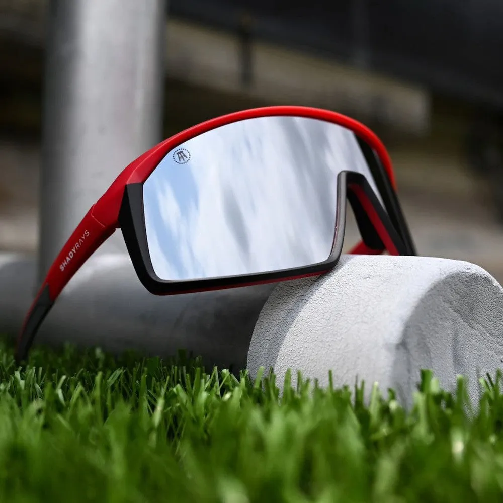 Shady Rays x Barstool Sports Rival Red Gray Polarized