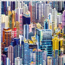 Spandex Cityscape Multi