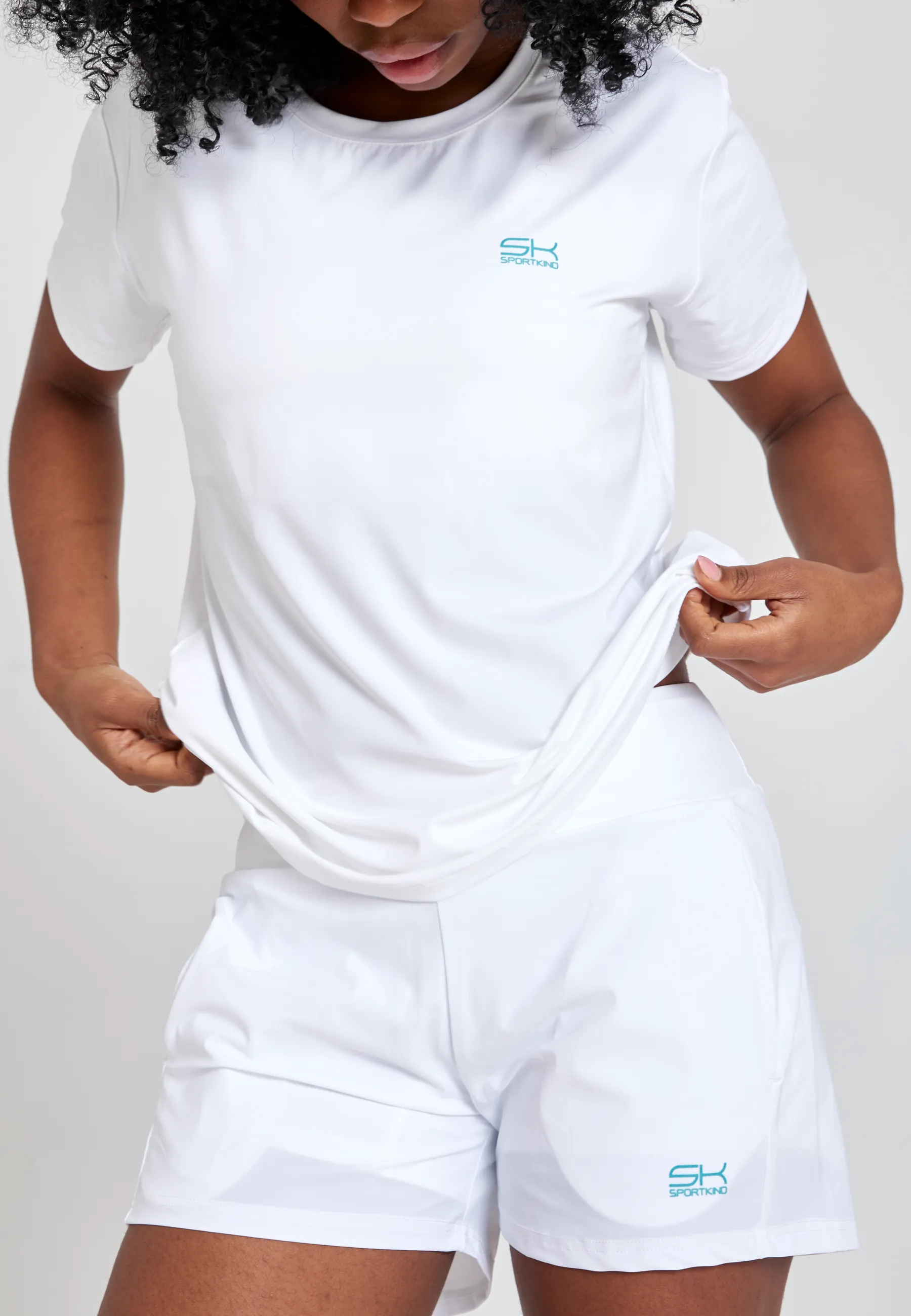 Tennis Loose Fit T-Shirt Short Sleeve, white