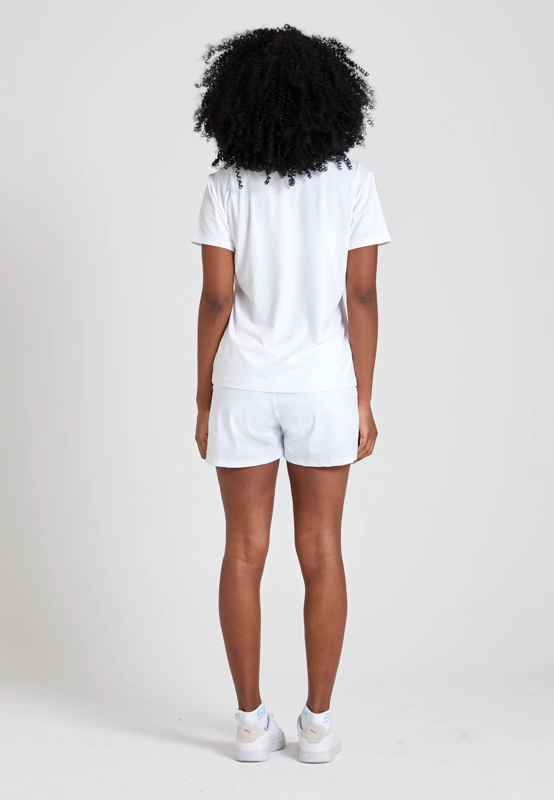 Tennis Loose Fit T-Shirt Short Sleeve, white