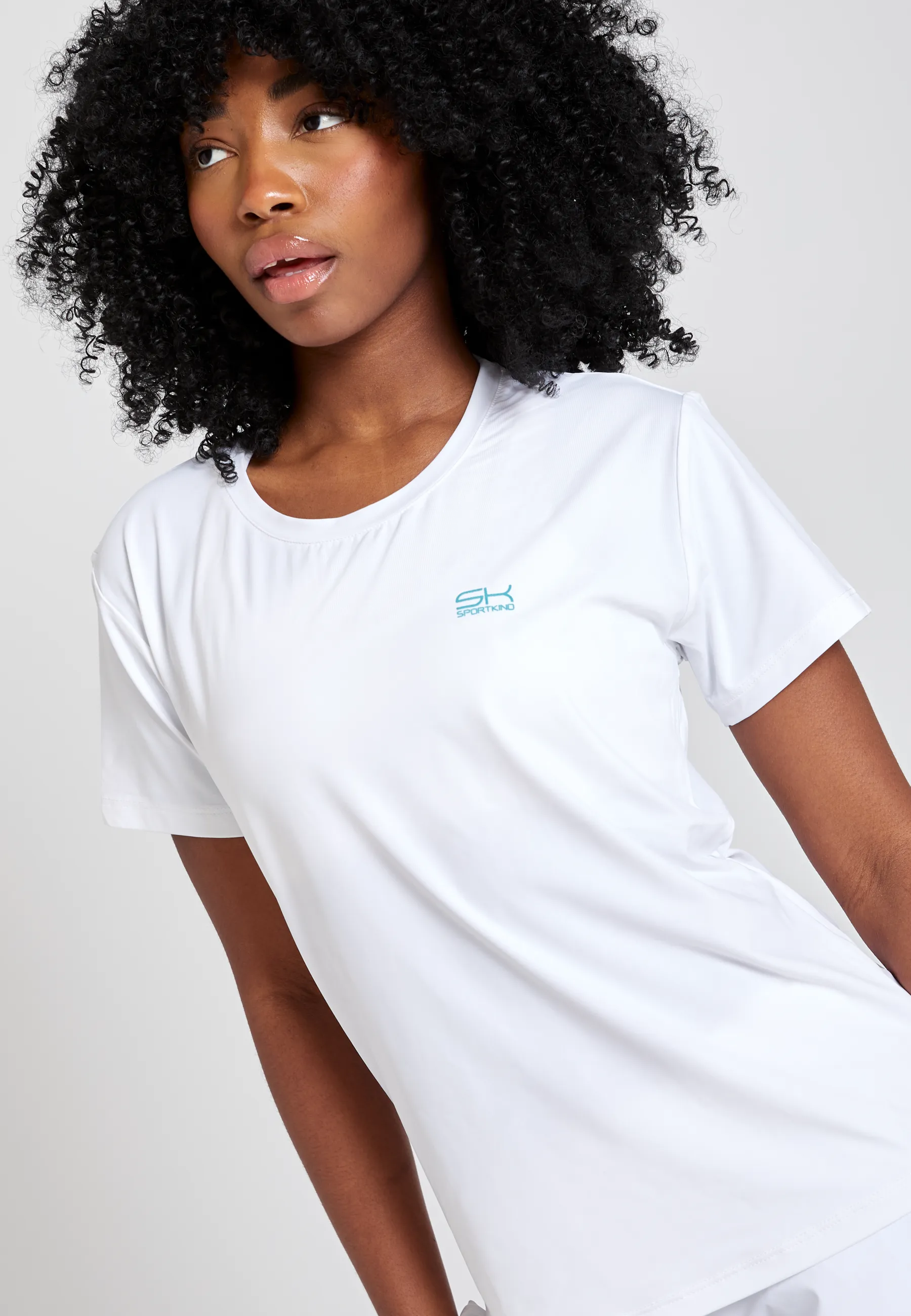 Tennis Loose Fit T-Shirt Short Sleeve, white