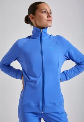 Tennis training jacket, cornflower blue