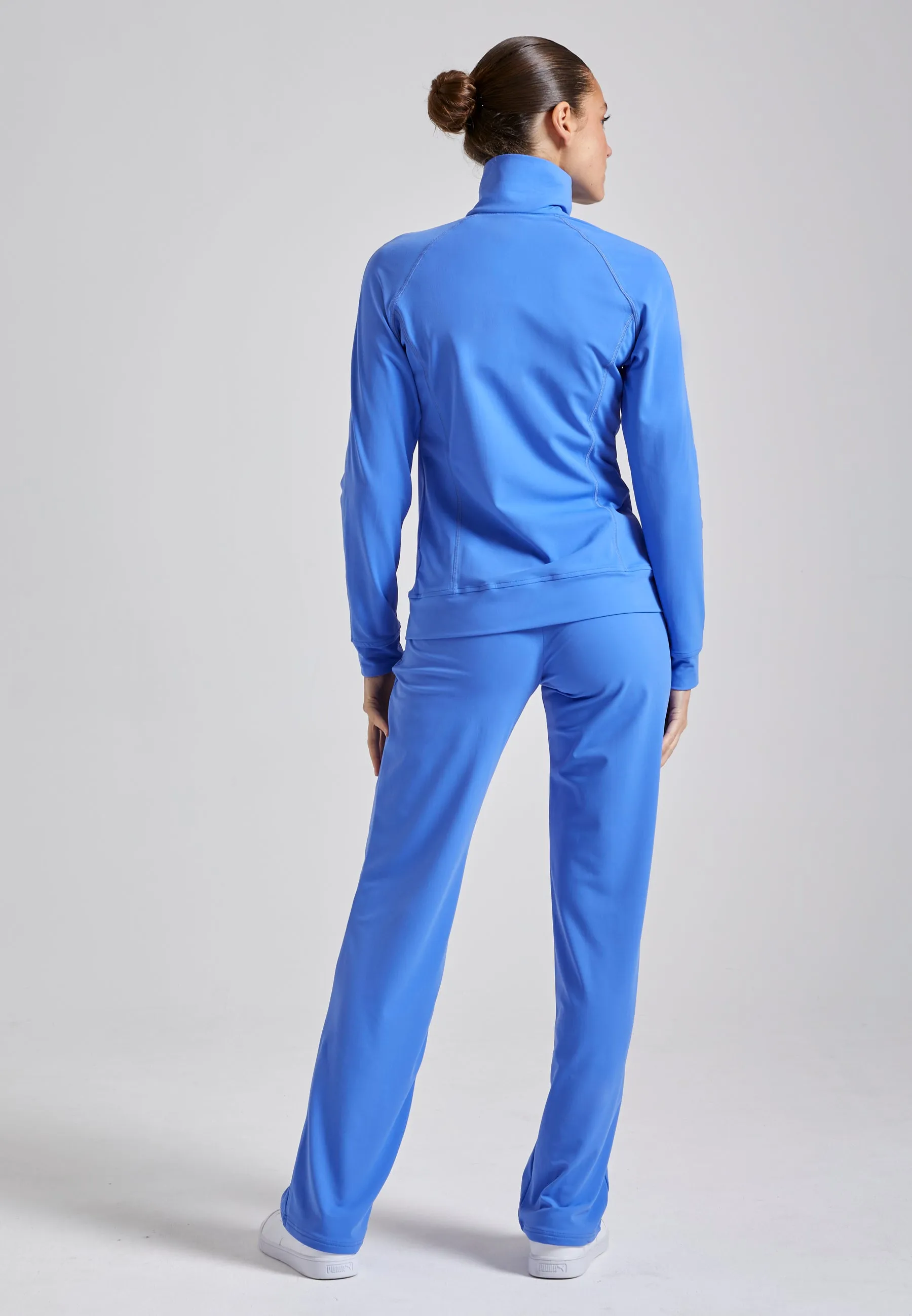 Tennis training jacket, cornflower blue