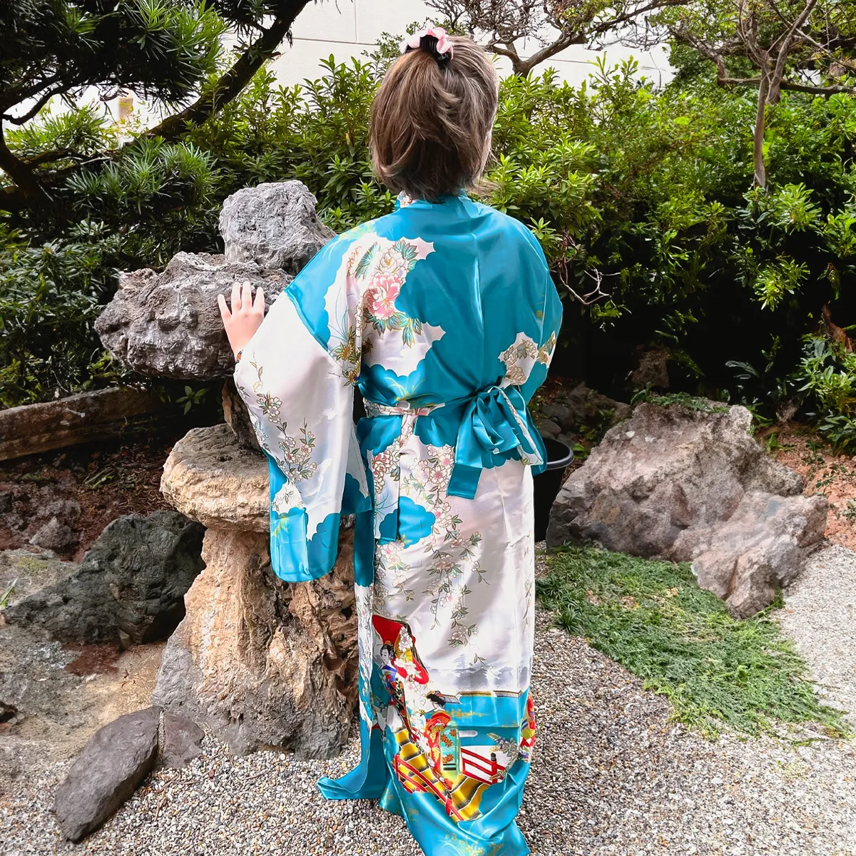 Women' Yukata: The Princess (Polyester)